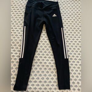 Adidas Women Black Athletic Leggings